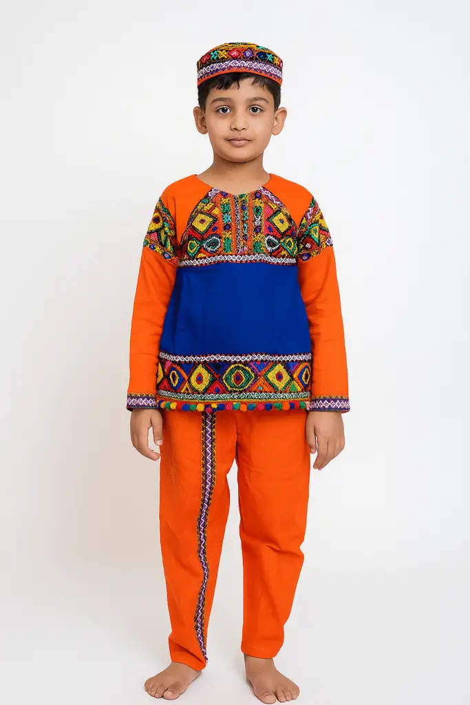 Navratri Dress for Boys | Traditional Kediya Garbha Dress Set
