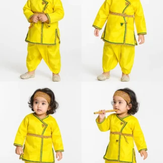 Janmashtami celebrations, fancy dress competitions, cultural events, or festive occasions.